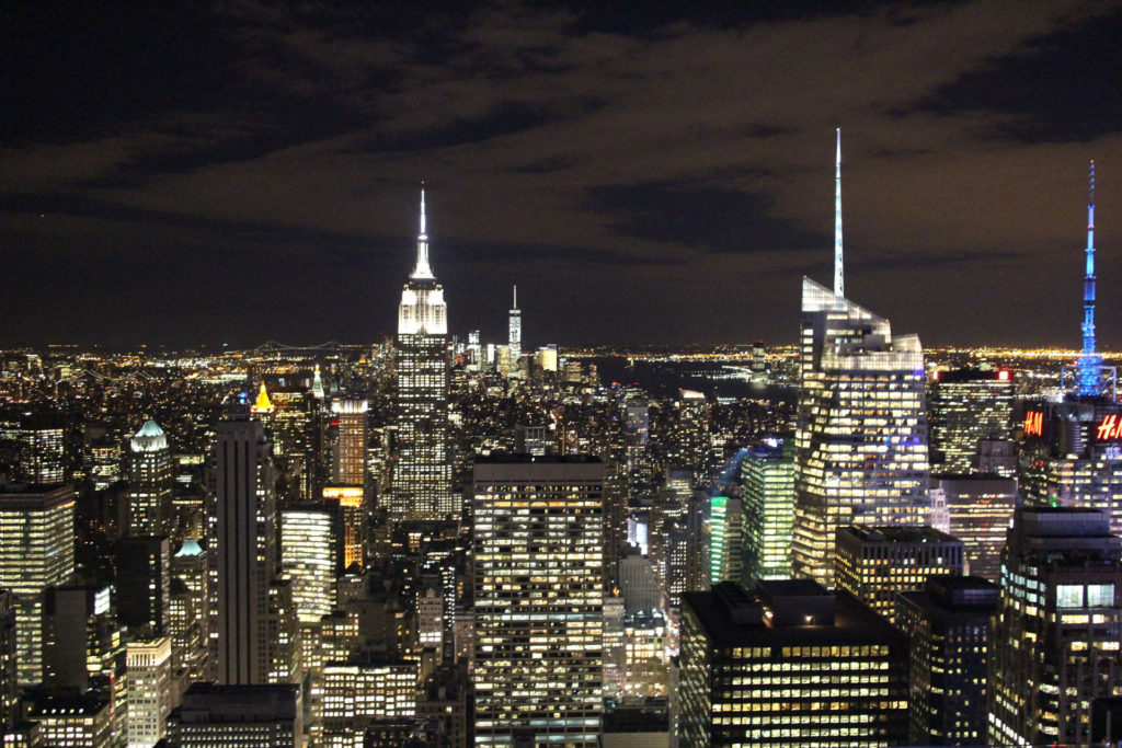 New York City View from the Rockfeller Center